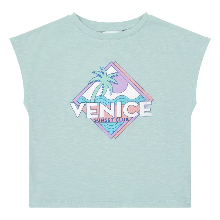 T-Shirt Venice Girl Bio-Baumwolle | Türkis- Produktbild Nr. 0