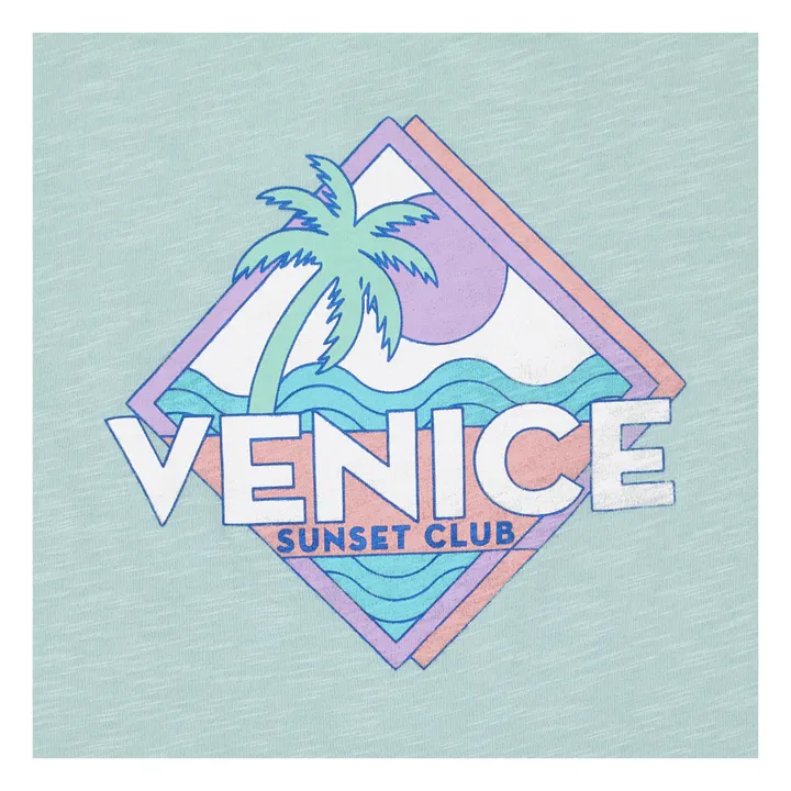 T-Shirt Venice Girl Bio-Baumwolle | Türkis- Produktbild Nr. 1
