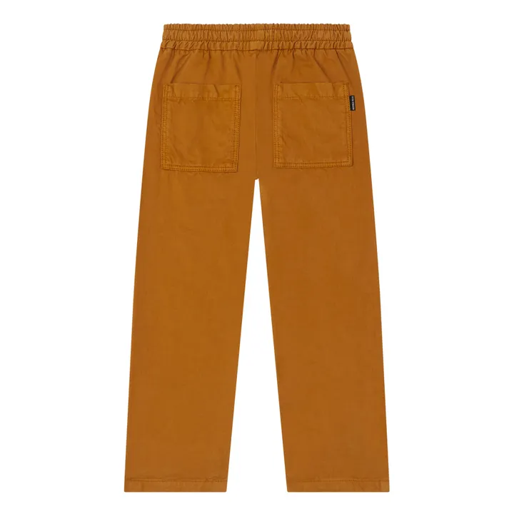 Pantalón de cintura ajustable | Marrón- Imagen del producto n°4