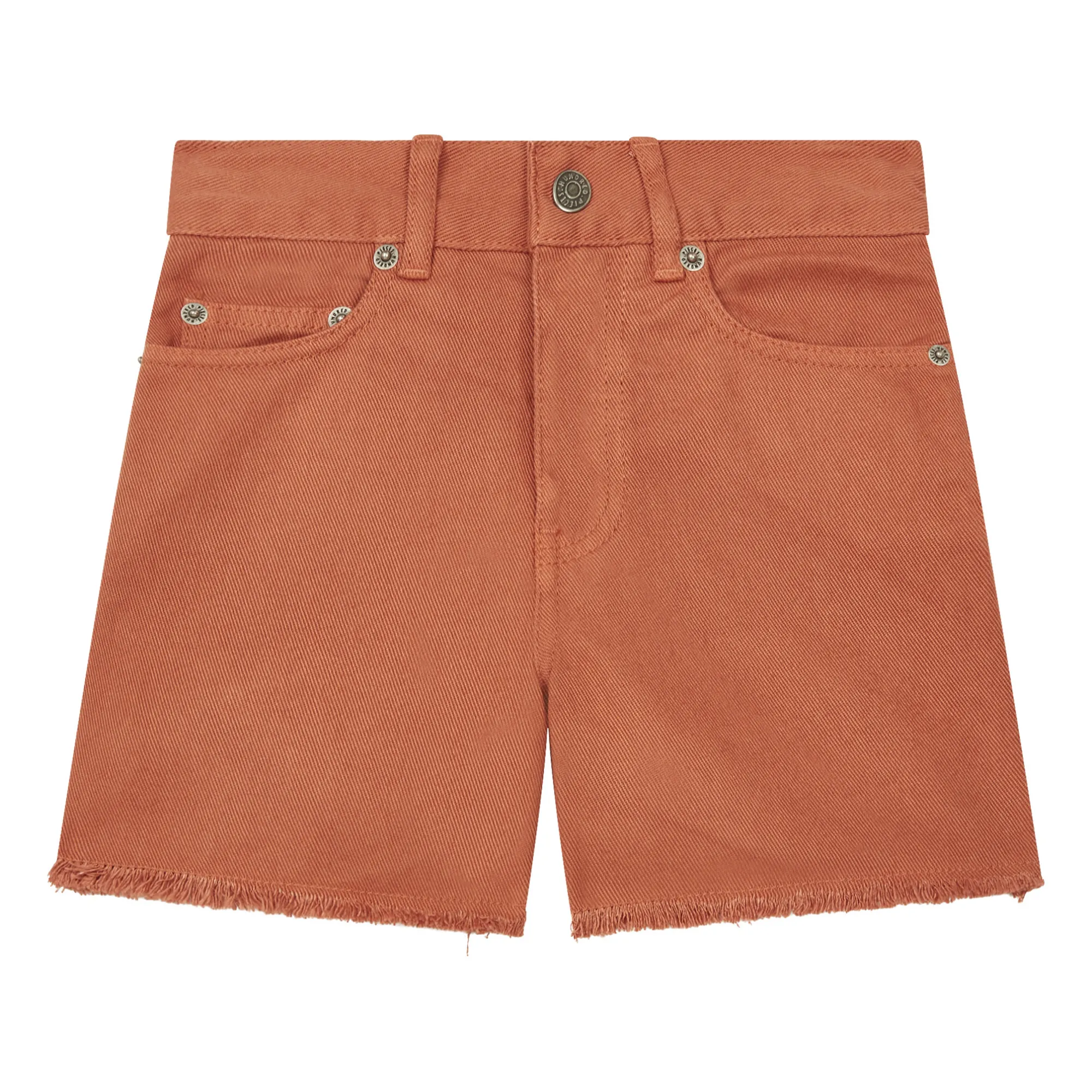 Hundred Pieces Tangerine Organic Cotton Denim Shorts