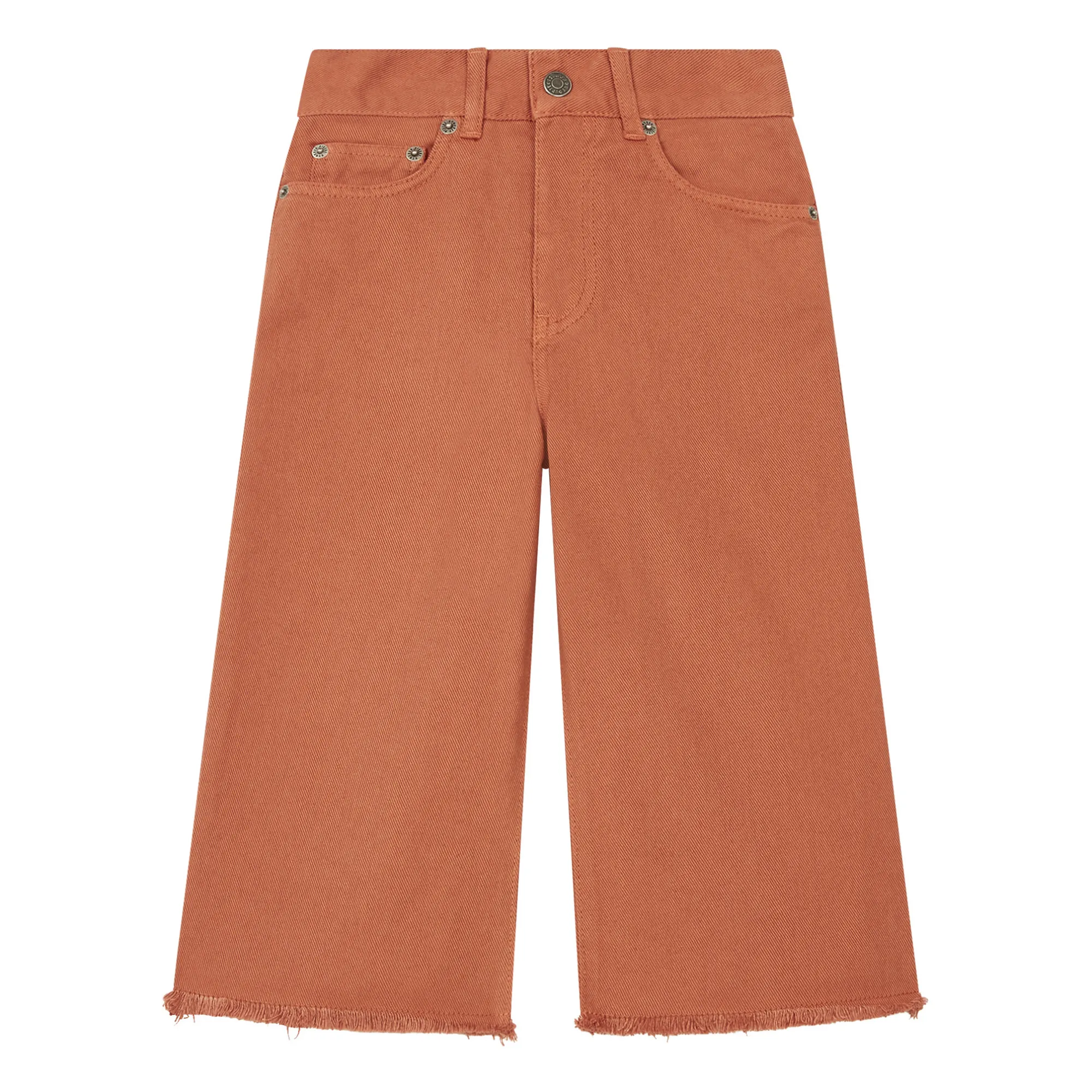 Hundred Pieces Tangerine Organic Cotton Flared Denim Trousers