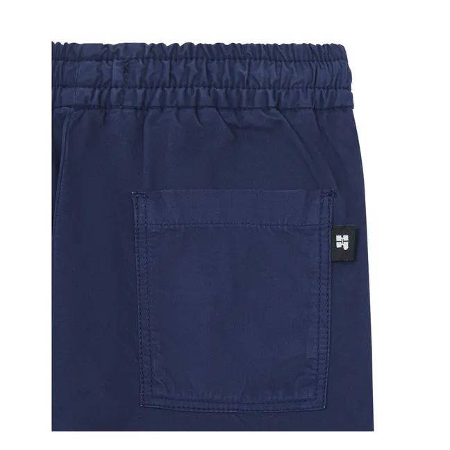 Pantaloni a Vita Regolabile | Blu marino