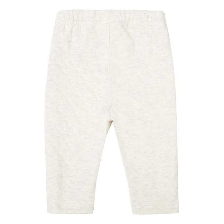 Organic Cotton Fleece Trousers | Beige- Product image n°1
