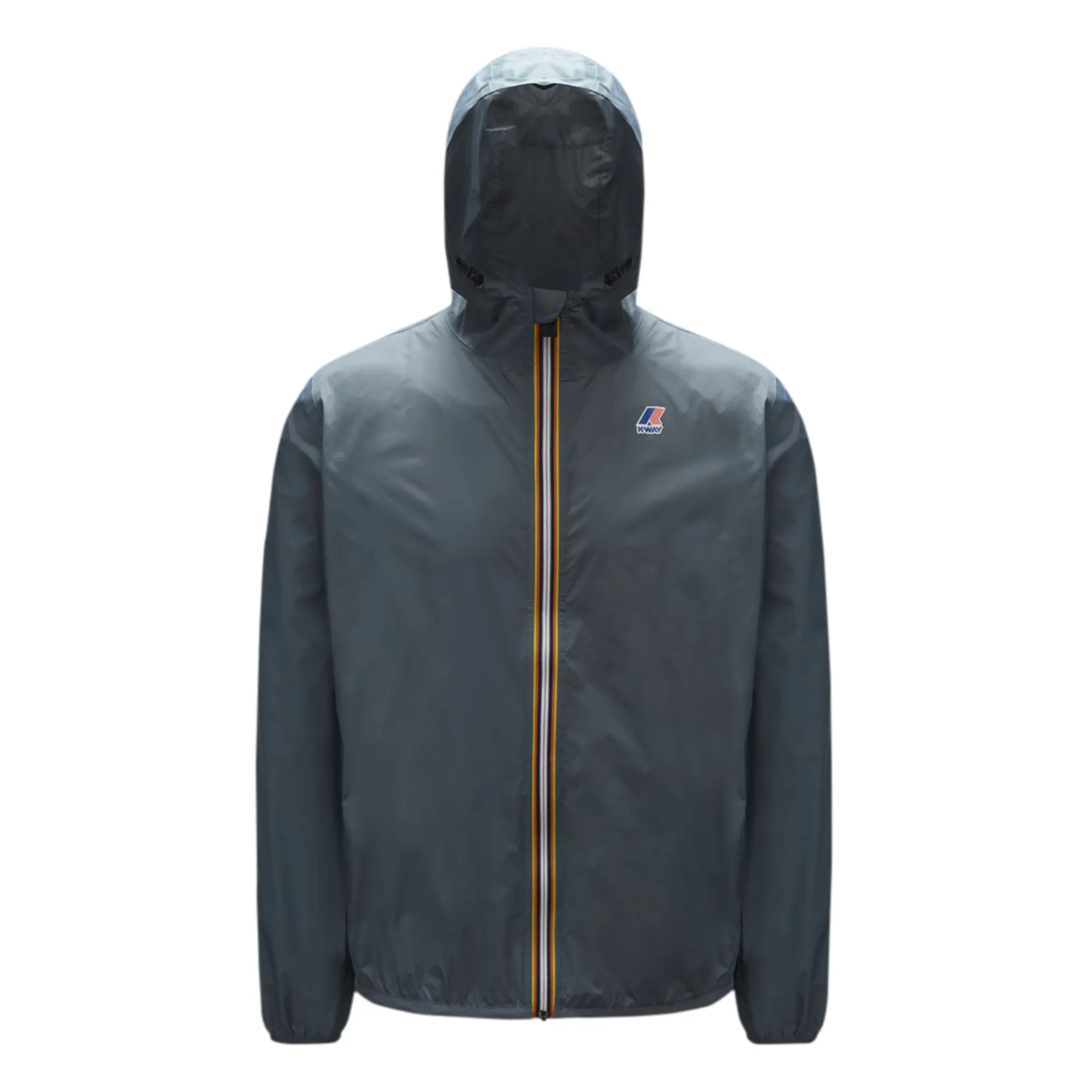 K-Way Grey Le Vrai 3.0 Claude Reflective Raincoat