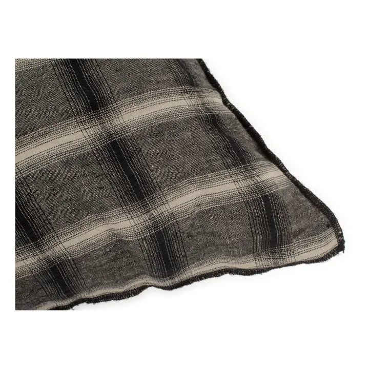 Funda de almohada de lino lavado Highlands | Gris Oscuro- Imagen del producto n°3