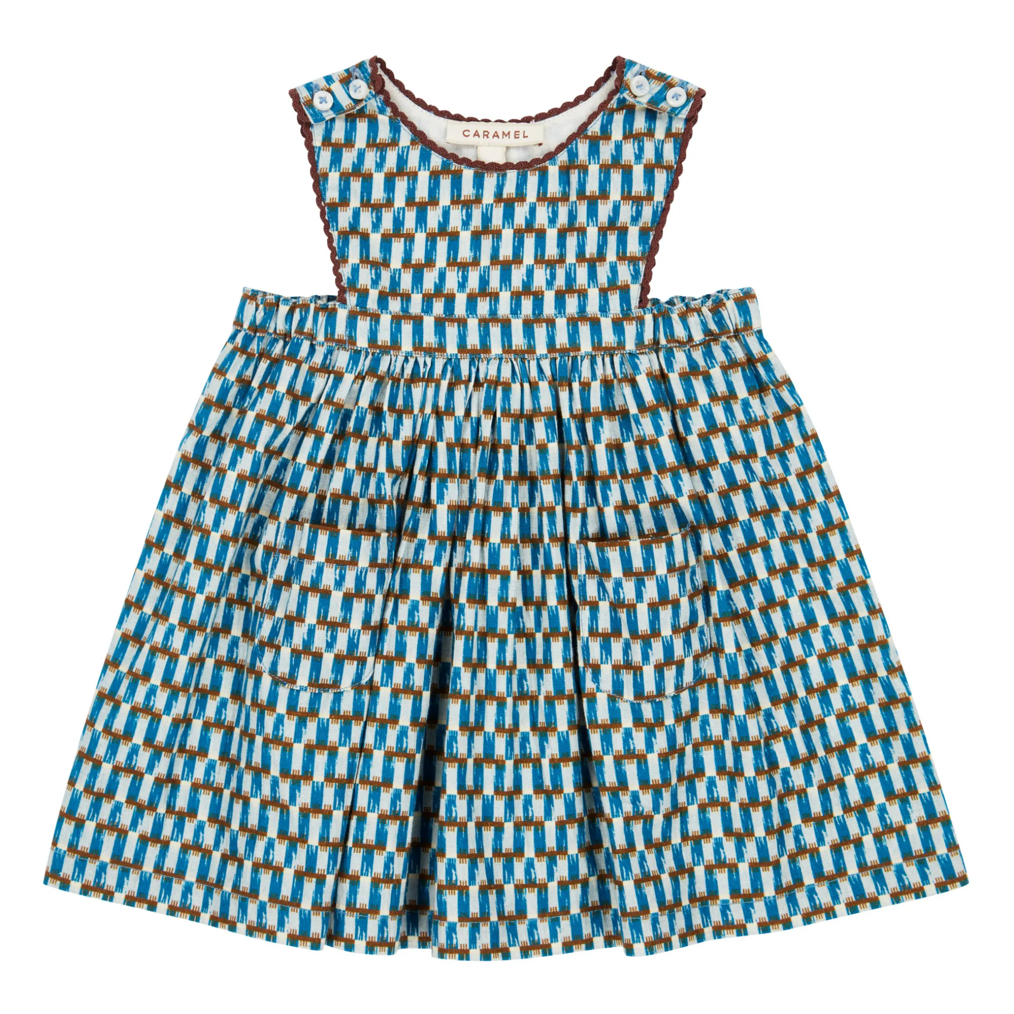 Caramel Blue Jupiter Dress