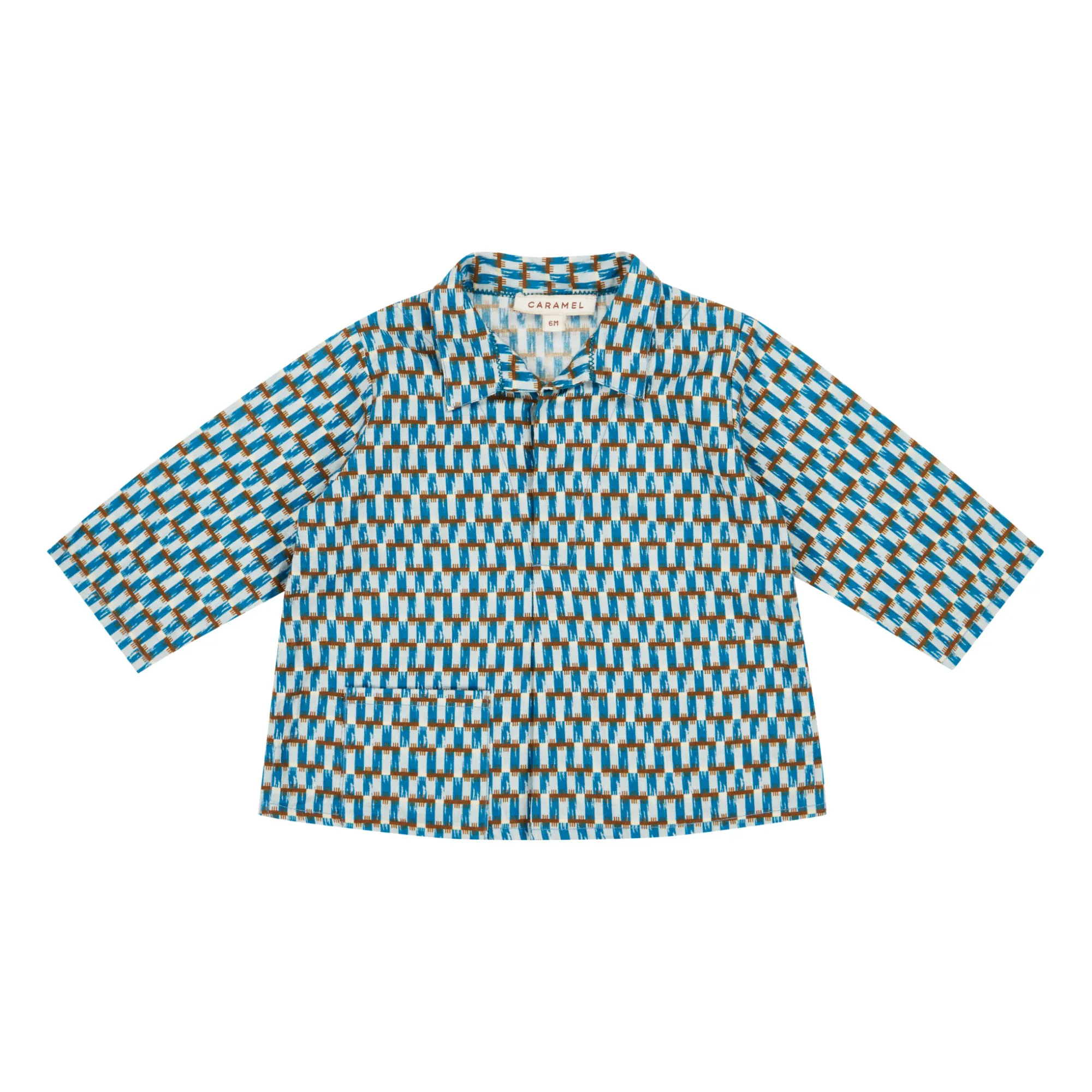 Caramel Blue Piper Shirt