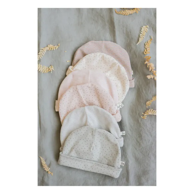 Printed Muri beanie | Pale Pink
