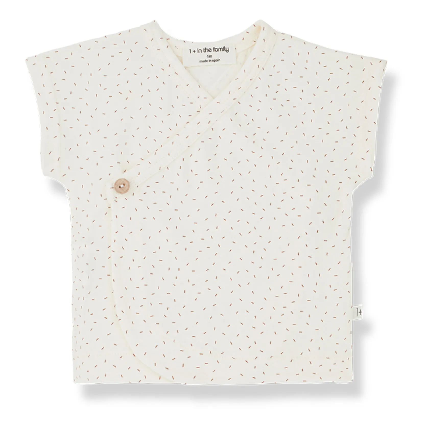 1+ In The Family Ecru Asha Heart Vest