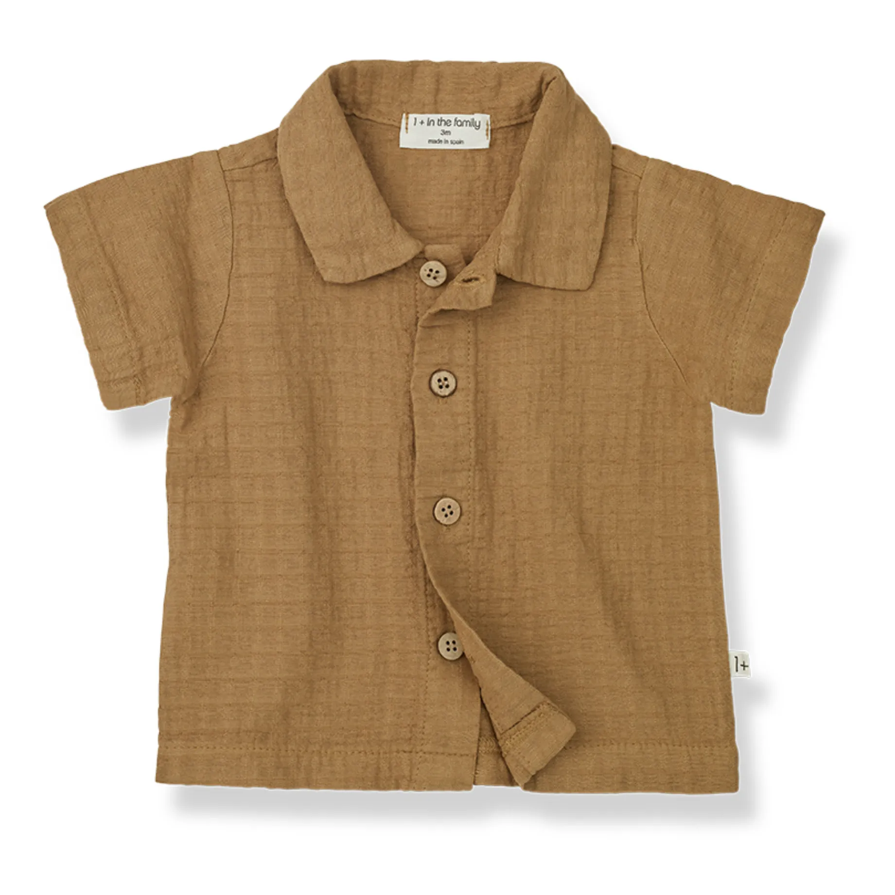 1+ In The Family Camel David Short Sleeve Shirt