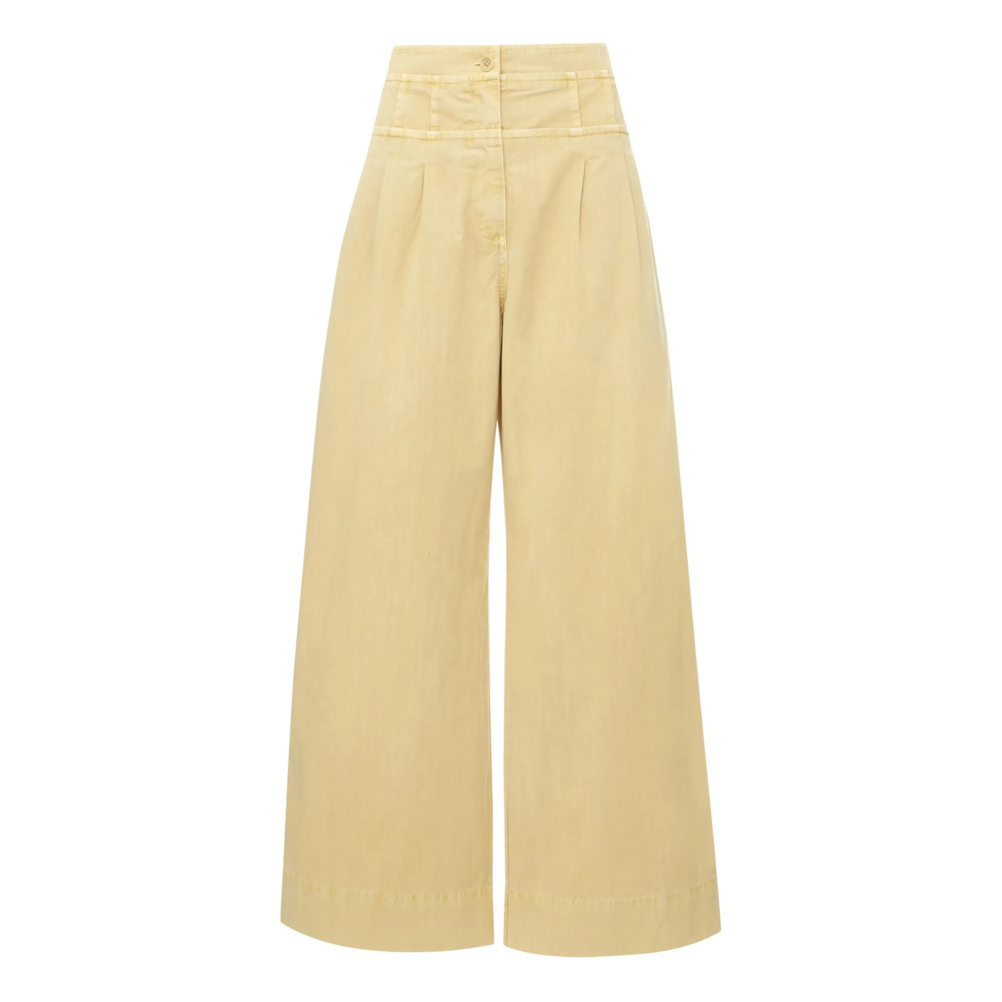 Ulla Johnson Beige Constance Trousers