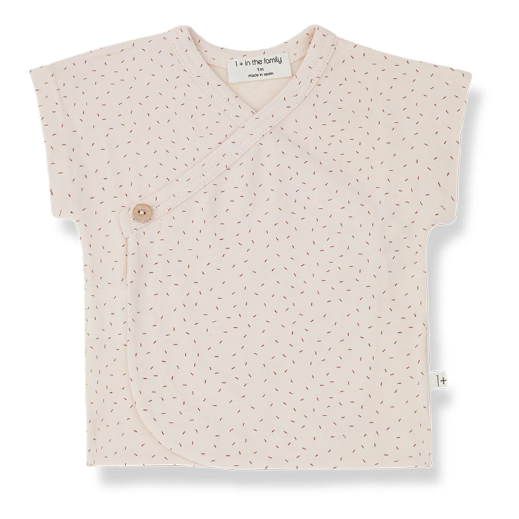 1+ In The Family Pale Pink Asha Heart Vest
