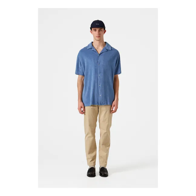 Chemisette Terry | Bleu gris