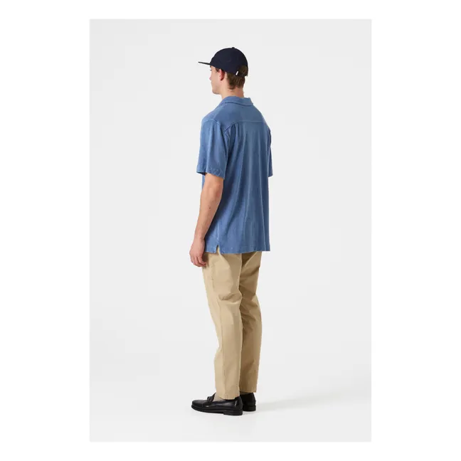 Chemisette Terry | Bleu gris