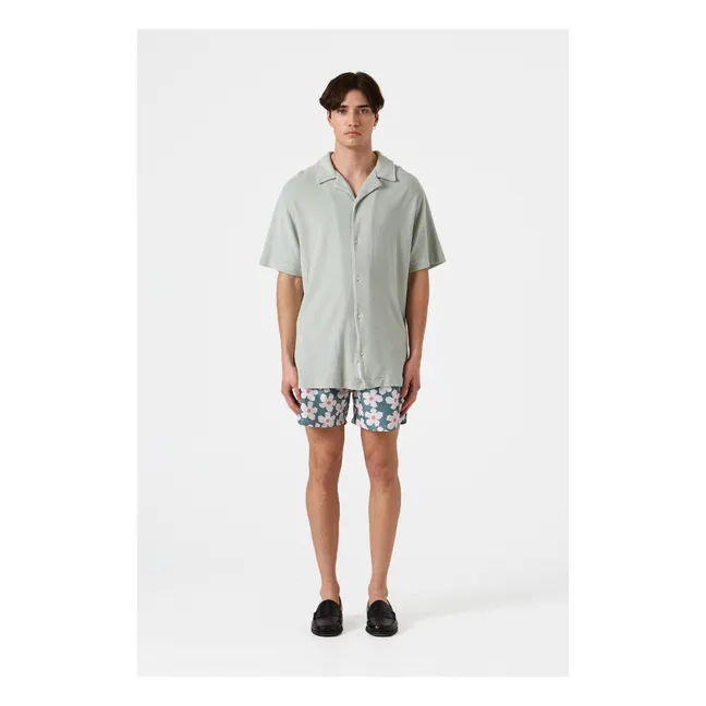 Camisa de manga corta Terry | Salvia
