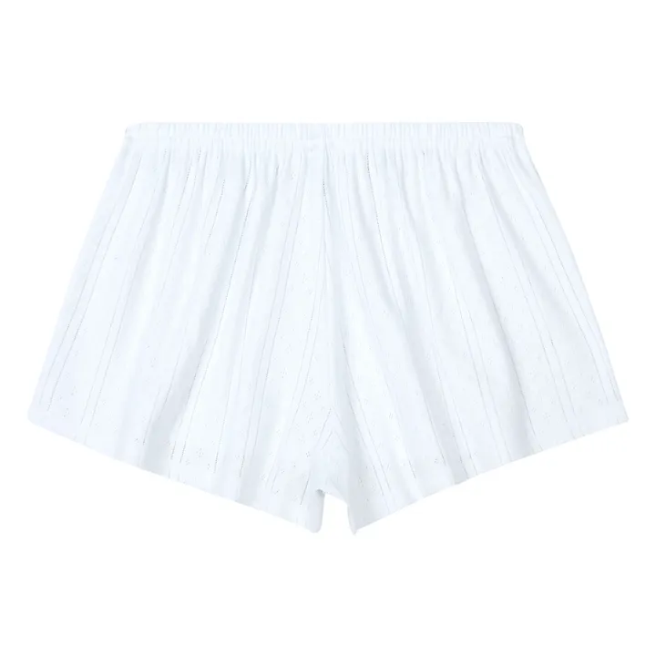 Shorts gepunktet Bio-Baumwolle | Weiß- Produktbild Nr. 1