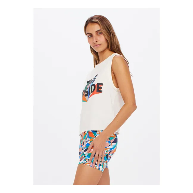 Top Muscle Cropped Infinite | Blanco
