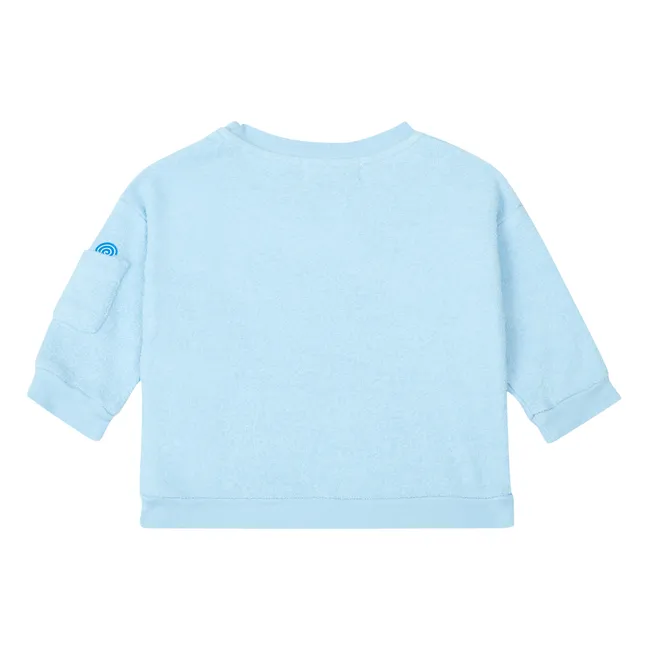 Sweatshirt Frottee Simo | Blassblau