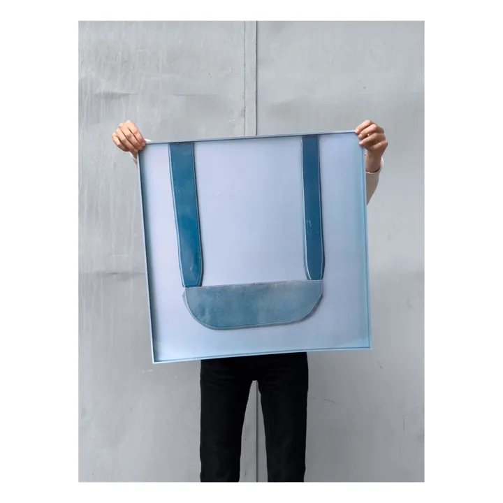 Bas Relief 1 Ronan Bouroullec | Bleu- Image produit n°2