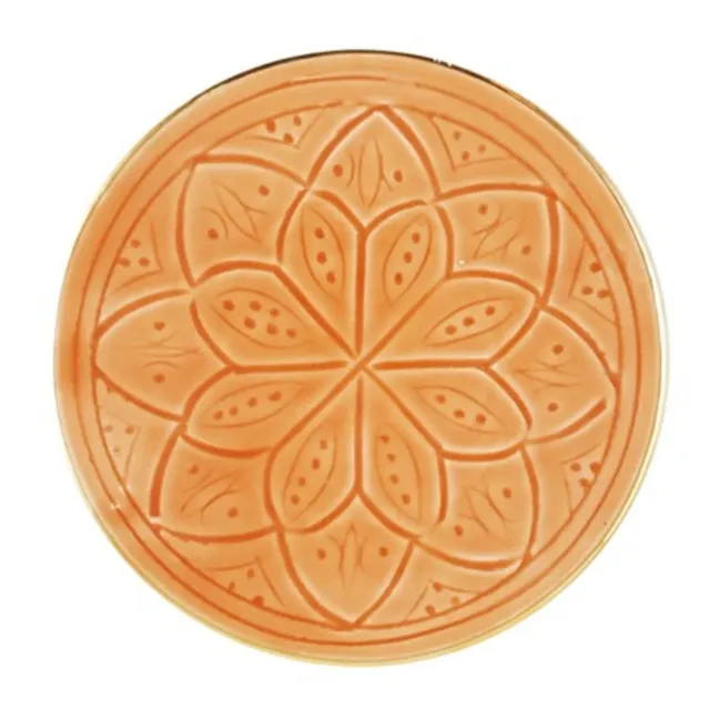 Assiette Empreinte | Terracotta