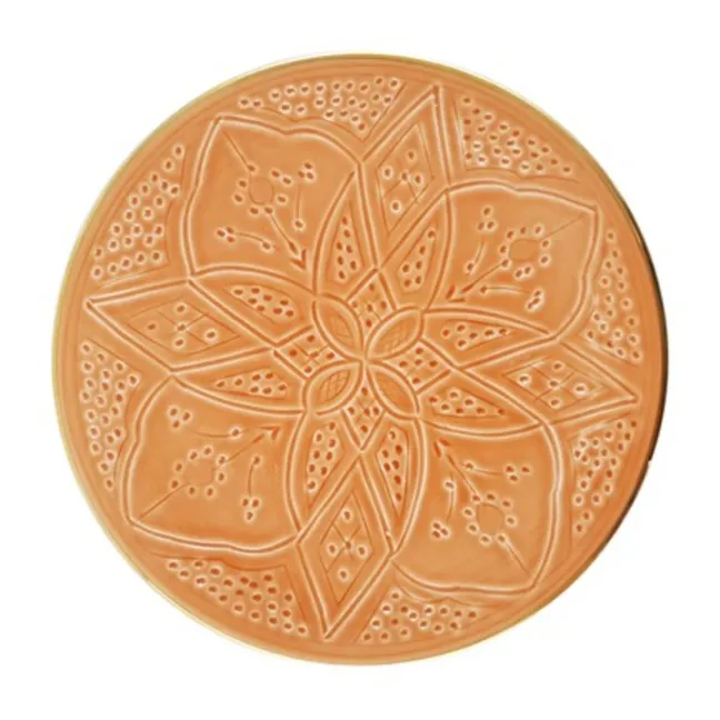 Assiette Empreinte | Terracotta