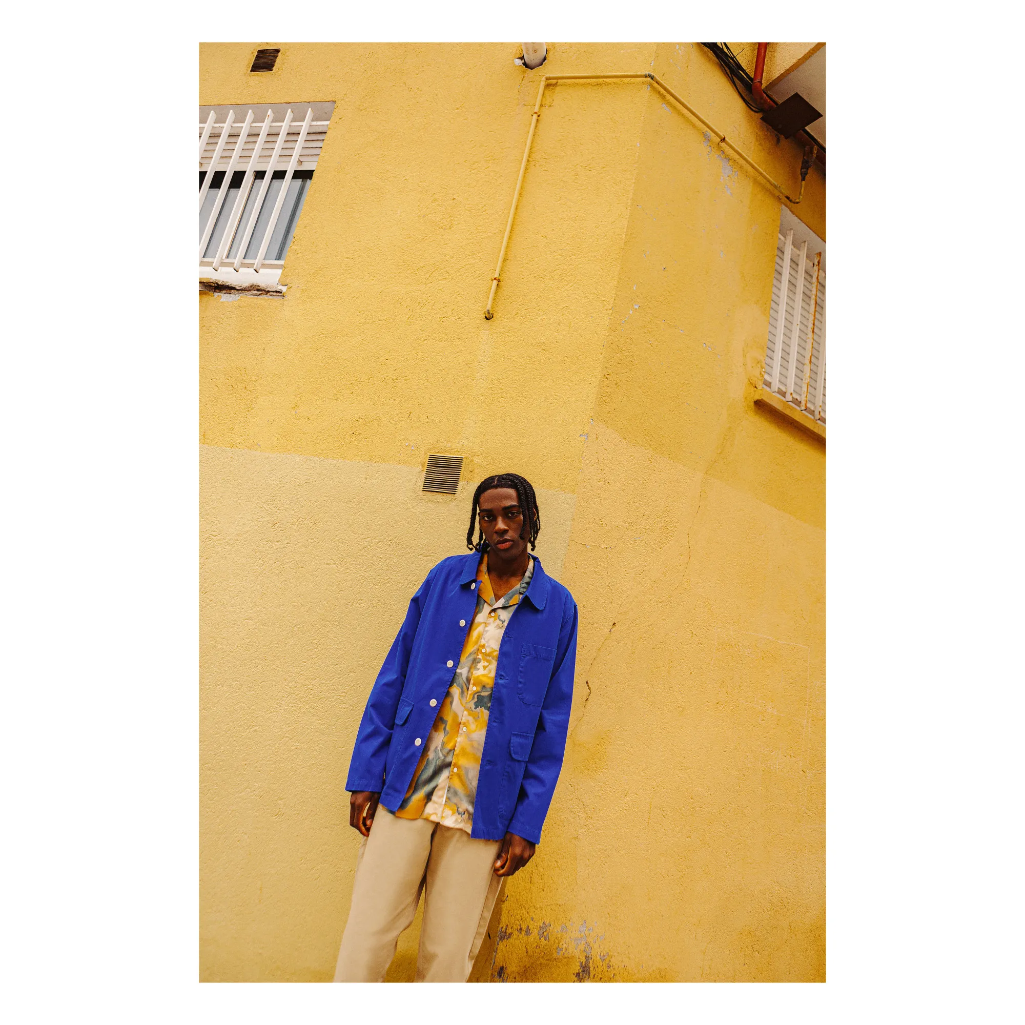 Edmmond Studios Electric Blue Albatros Jacket