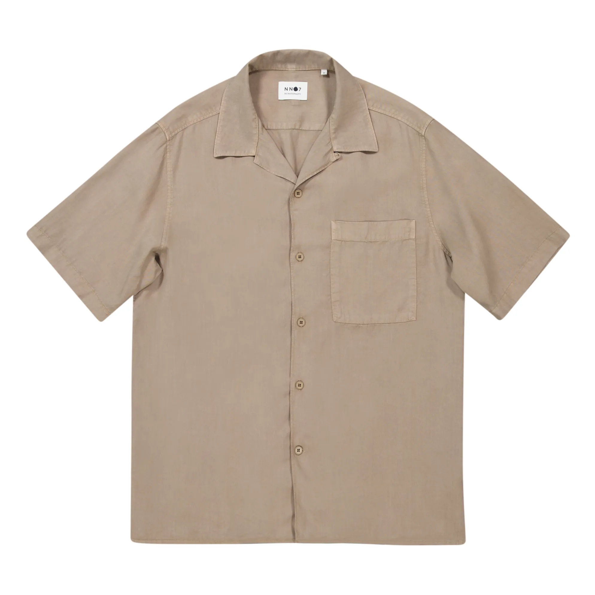 Nn.07 Oatmeal Julio 5029 Short Sleeved Shirt