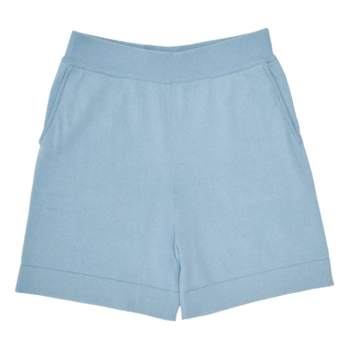 Organic Cotton Shorts | Light Blue- Product image n°0
