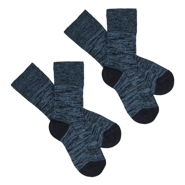 Chaussettes Maille Fine | Bleu marine