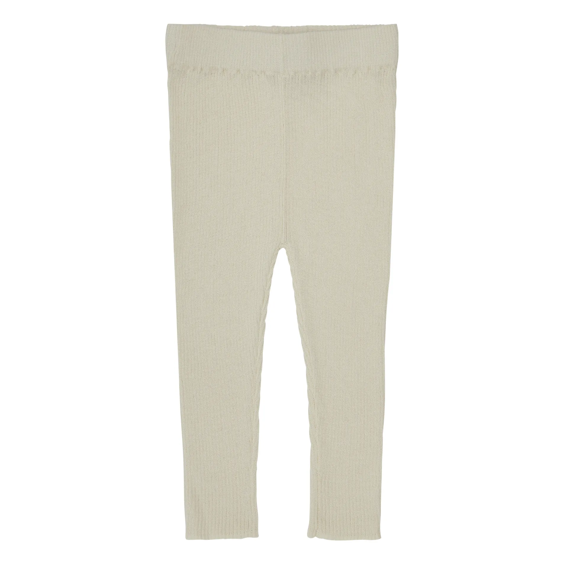 Fub Ecru Organic Cotton Fine Knit Leggings