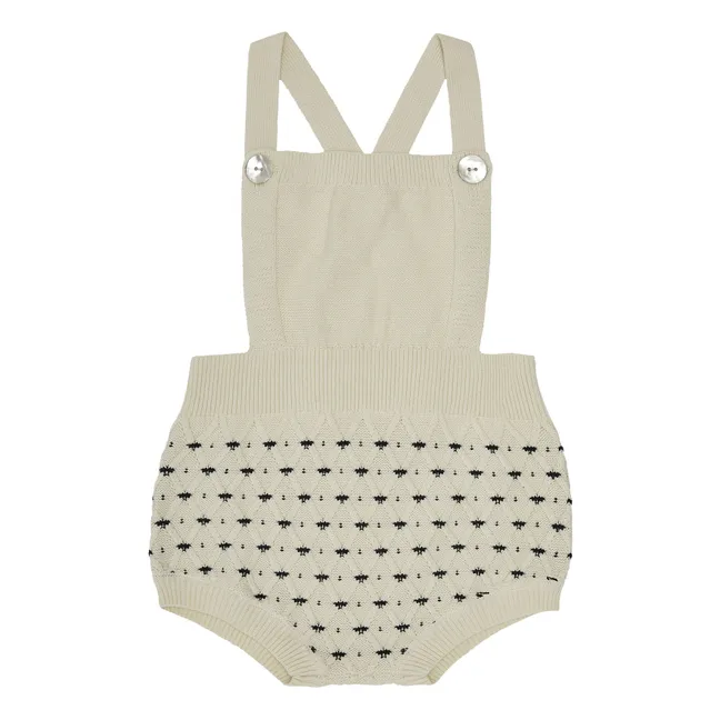 Barboteuse Coton Bio | Ecru