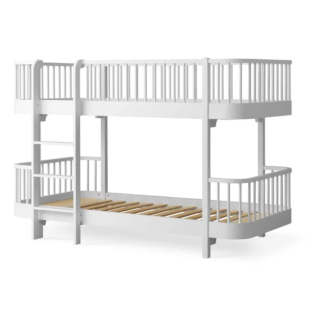 Original Wood mid-height bunk beds | White