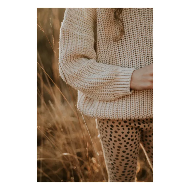 Chunky Organic Cotton Jumper | Ecru