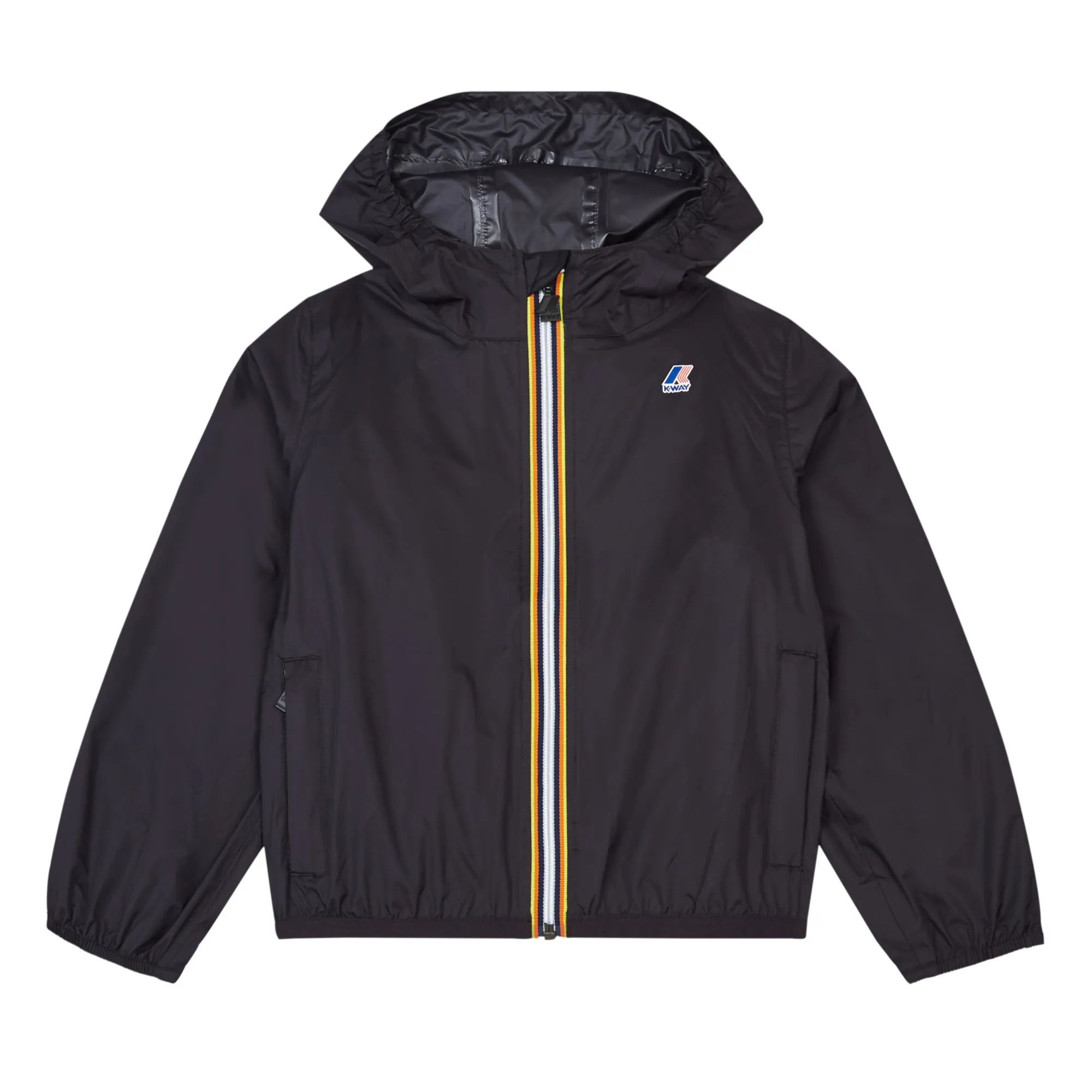 K-Way Black Le Vrai Claude Raincoat