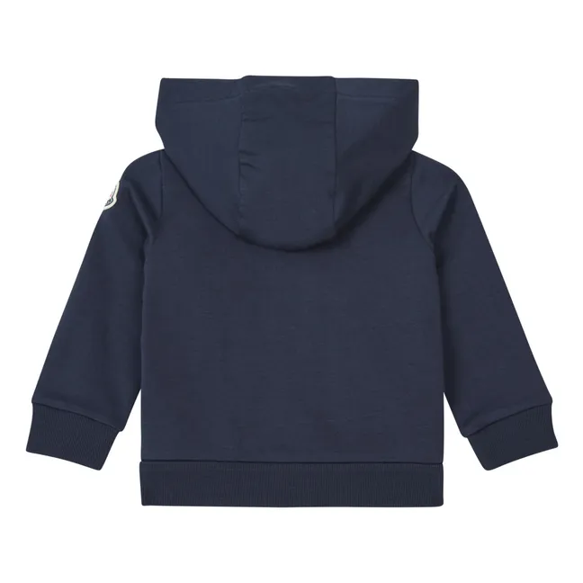 Baby Zipped Sweatshirt | Navy blue