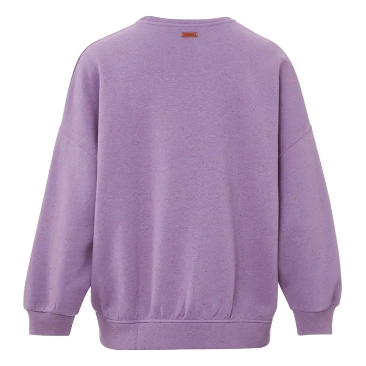 Sweatshirt Oversize Chebbi | Violett- Produktbild Nr. 1