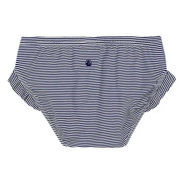 Bianca Recycled Material Bikini Bottoms | Navy blue- Product image n°1