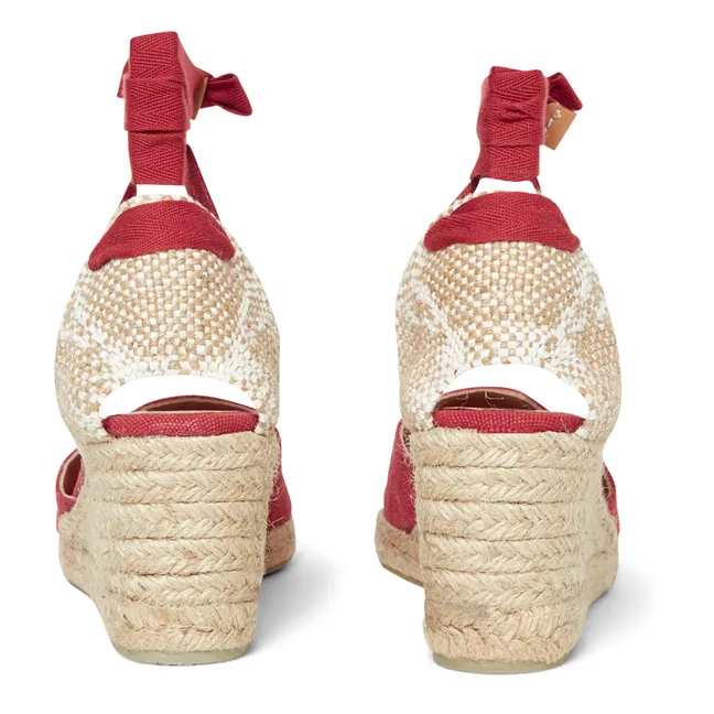 Espadrilles Carina 6 cm | Rouge