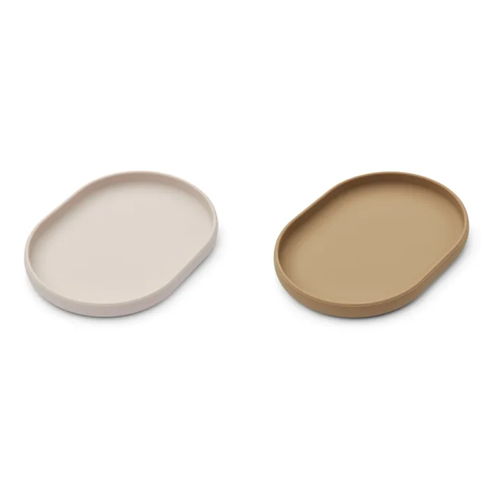 Assiette Anita en silicone | Beige- Image produit n°1