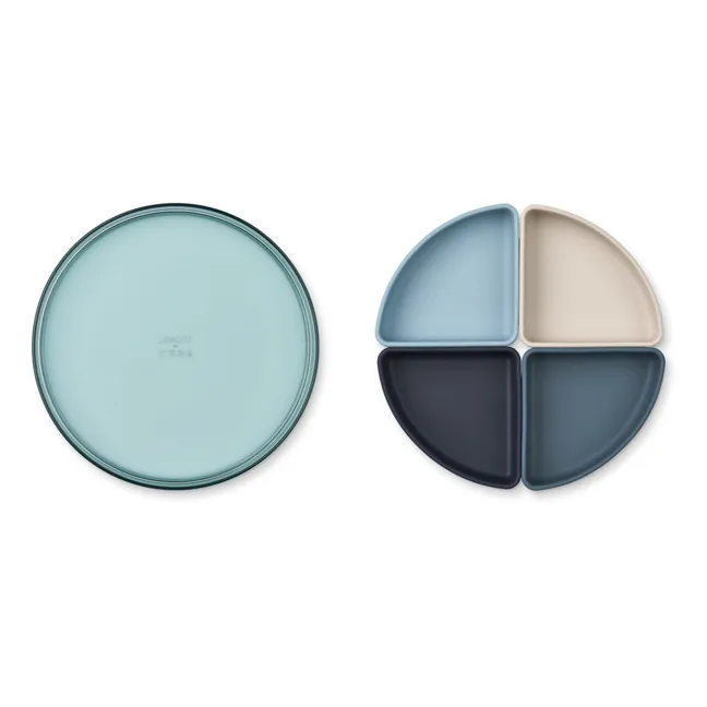 Shawn Partition Plate | Blue