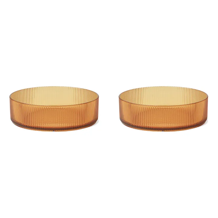 Bols en tritan Joel - Set de 2 | Jaune- Image produit n°0