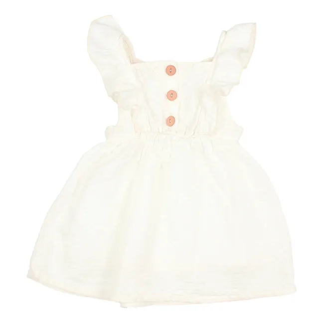 Kleid Responsible Coton mit Struktur Baby | Seidenfarben