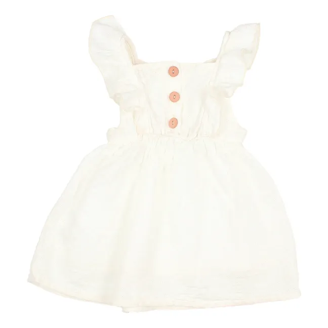 Robe Coton Responsable Texturée Bébé | Ecru