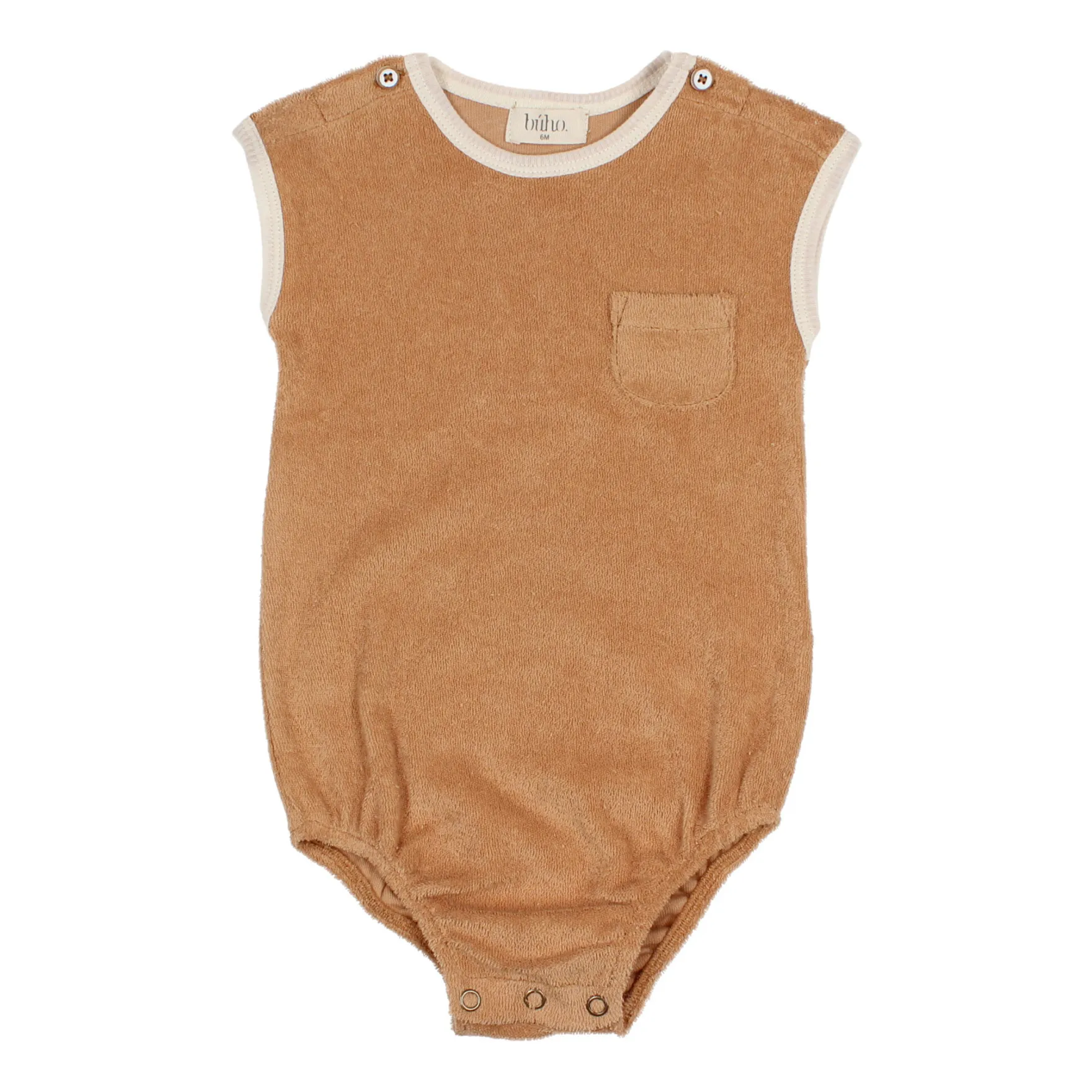 Búho Terry Romper Caramel Smallable