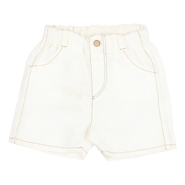 Linen Shorts | Ecru