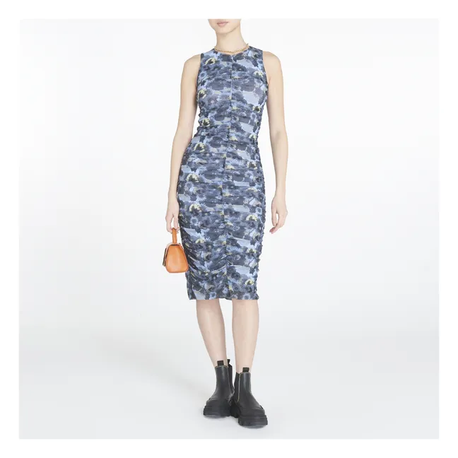 Robe Froncée Brunnera | Bleu