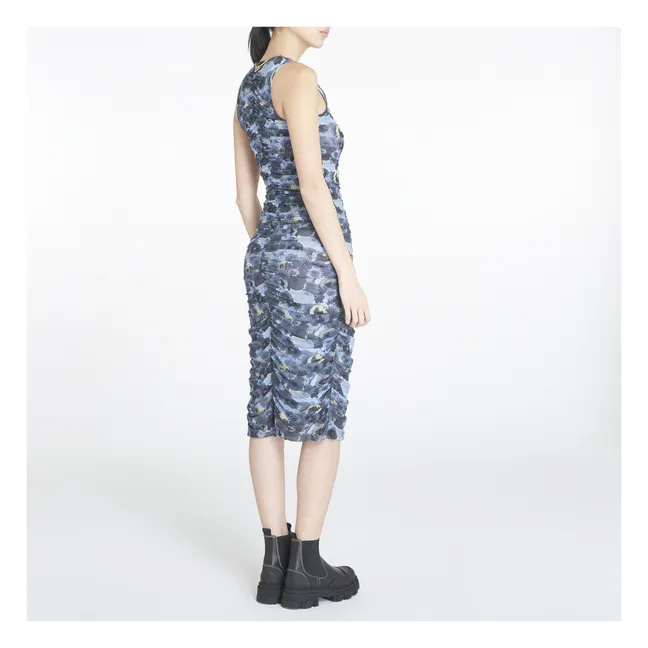 Robe Froncée Brunnera | Bleu