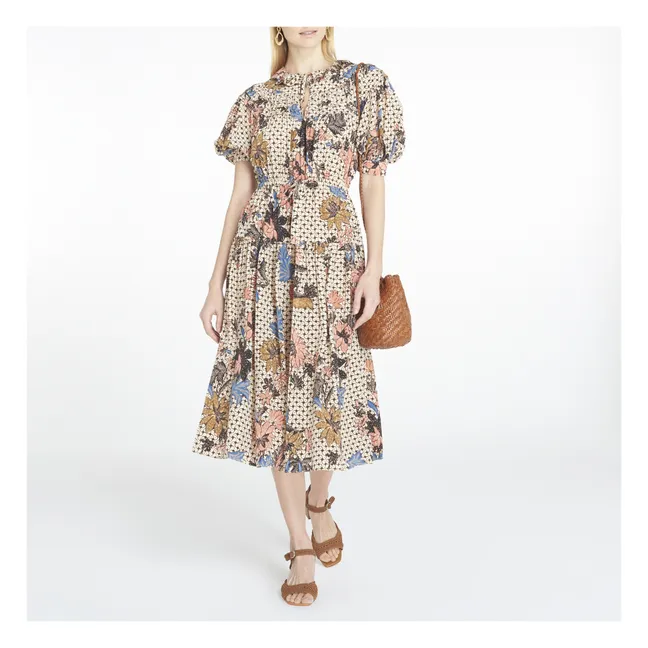 Vestido de seda Adette | Crudo