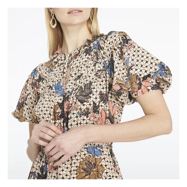 Vestido de seda Adette | Crudo