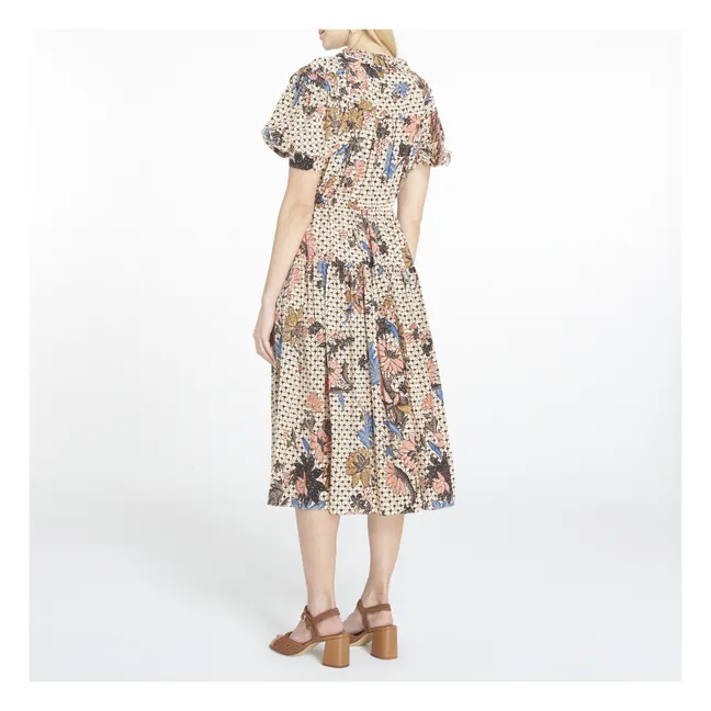 Vestido de seda Adette | Crudo
